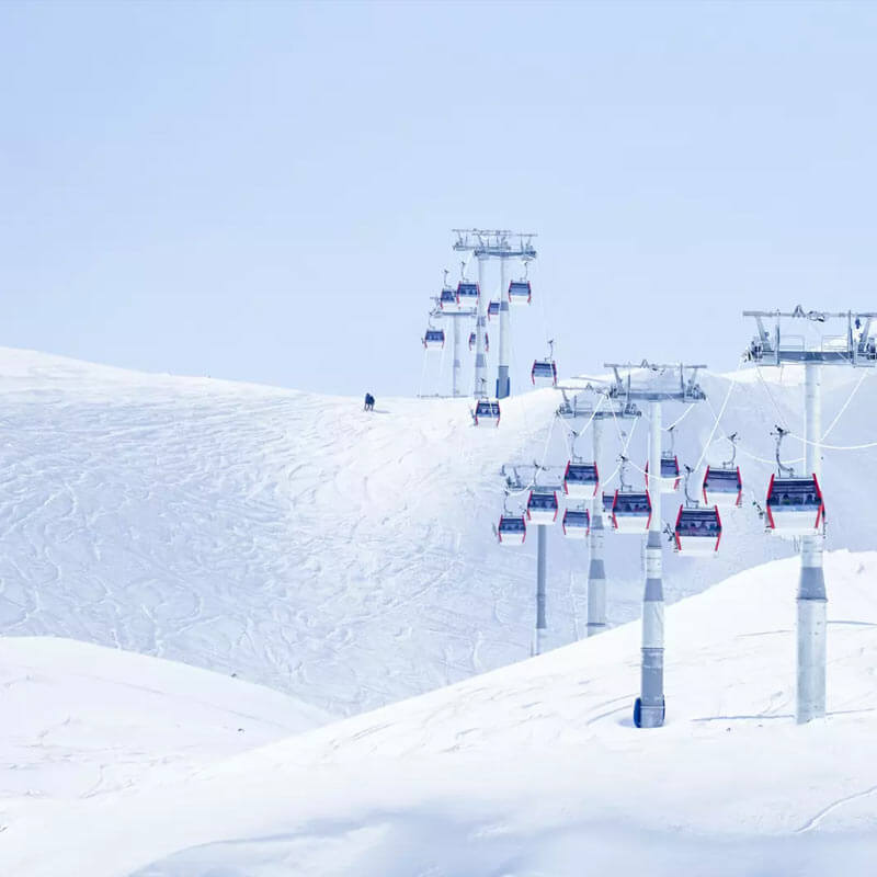 Experience Georgian skiing in Gudauri